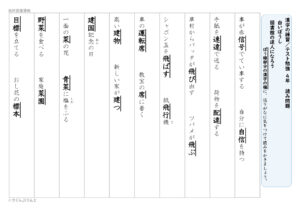 【光村図書】漢字４年　１学期①　